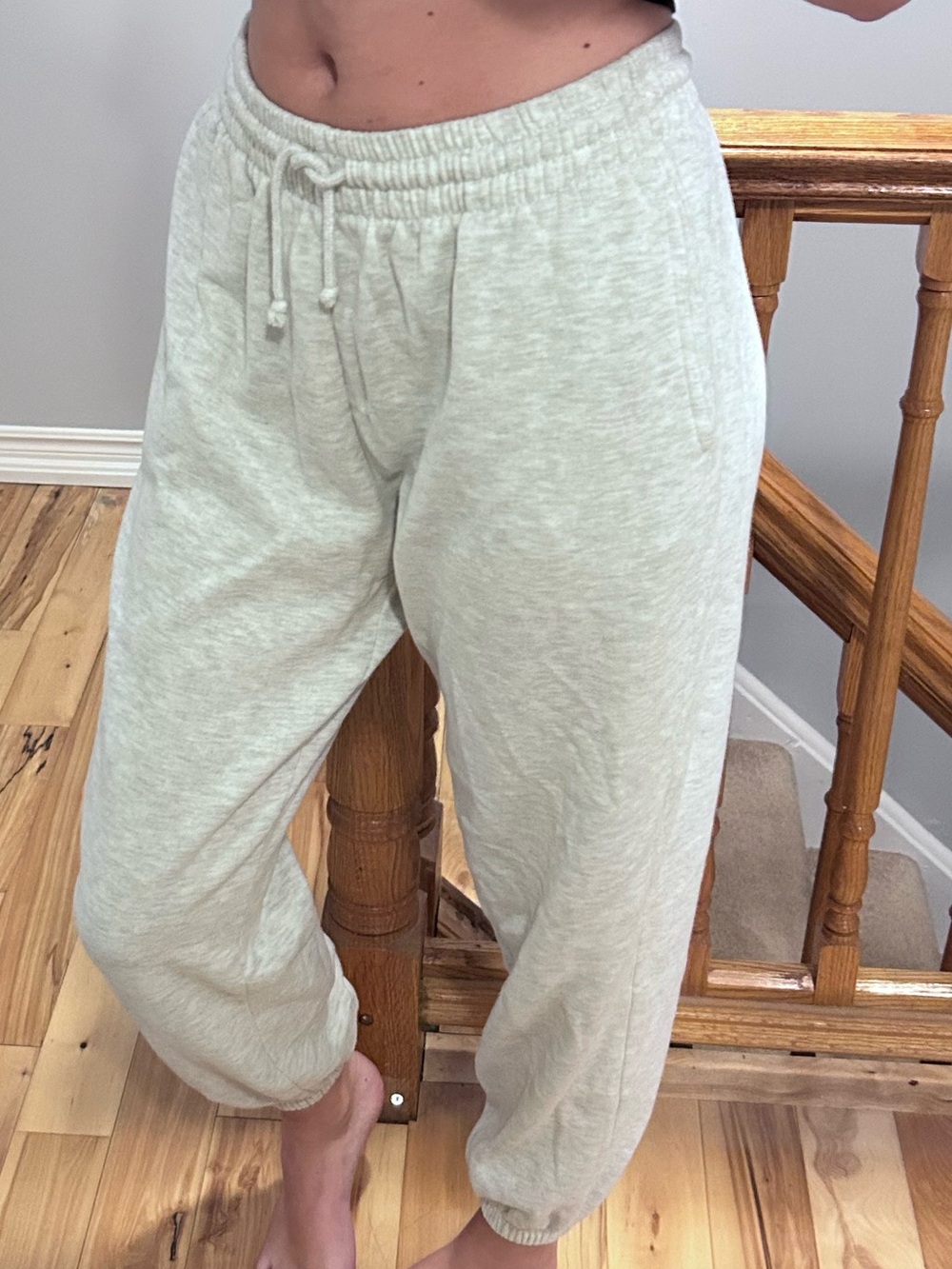 Garage Grey/White Jogger Sweatpants